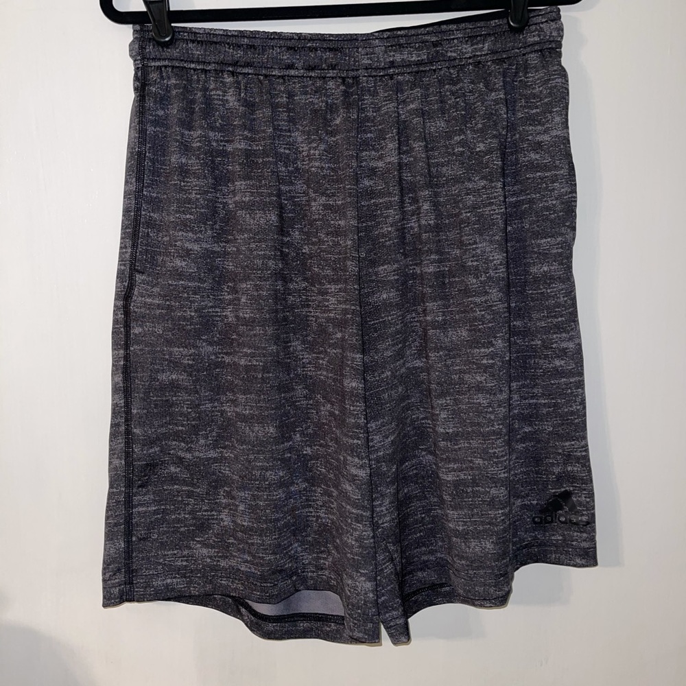 Grey Adidas Climalite Basketball Shorts